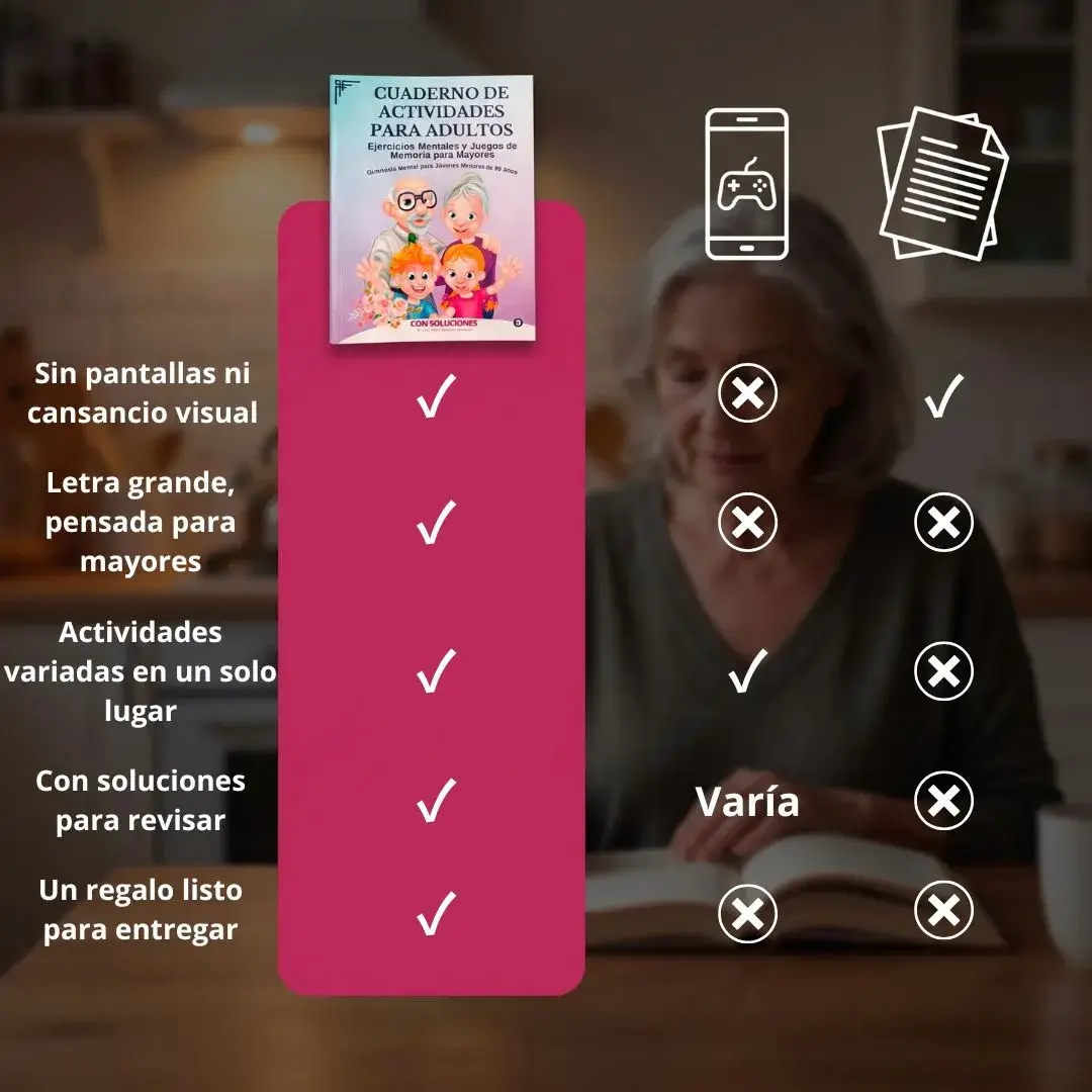 Libros de actividades cognitivas - producto real