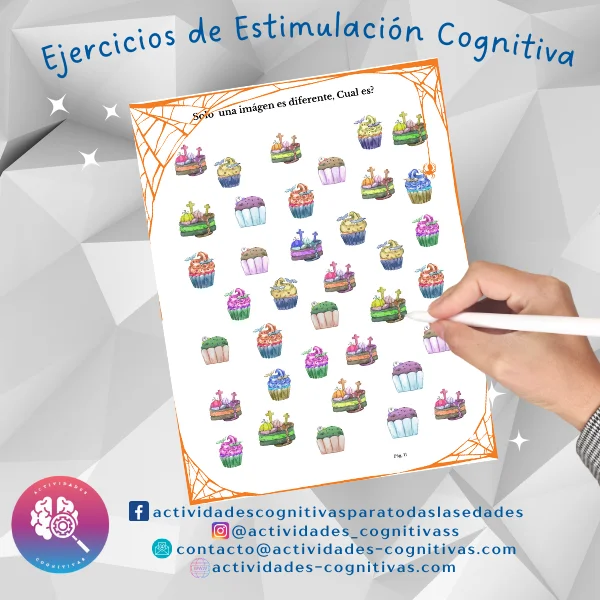 Cuaderno de Actividades para Adultos – Estimulación Cognitiva Paso a Paso, Temática Halloween - Imagen 7