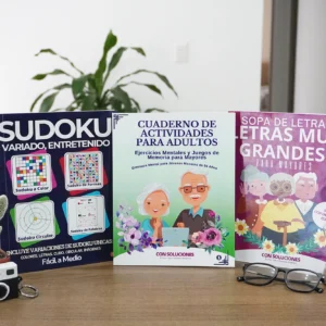 Combo Mente Activa: Actividades Cognitivas + Sudoku + Sopa de Letras