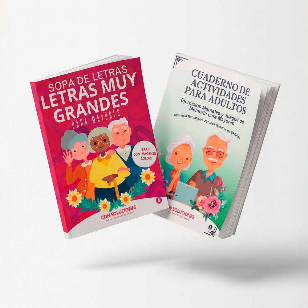 Combo Mente Activa – Sopa de Letras + Actividades Cognitivas
