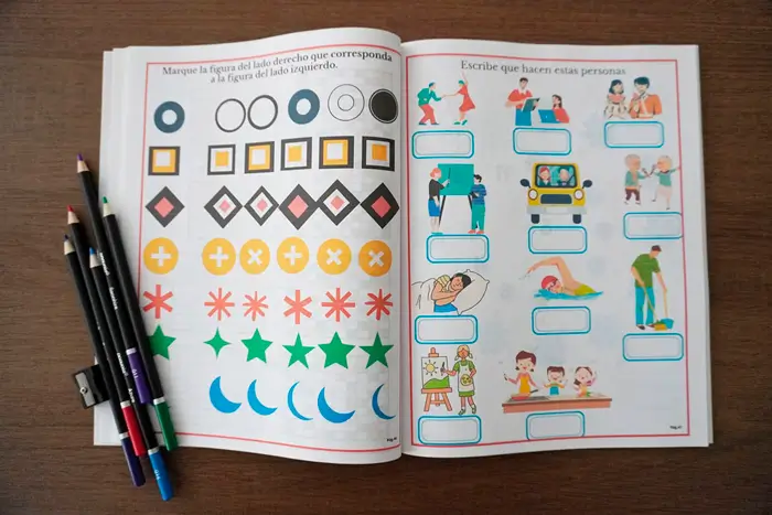 Libros de actividades cognitivas - producto real