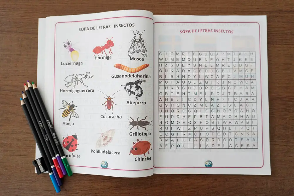Libros de actividades cognitivas - producto real