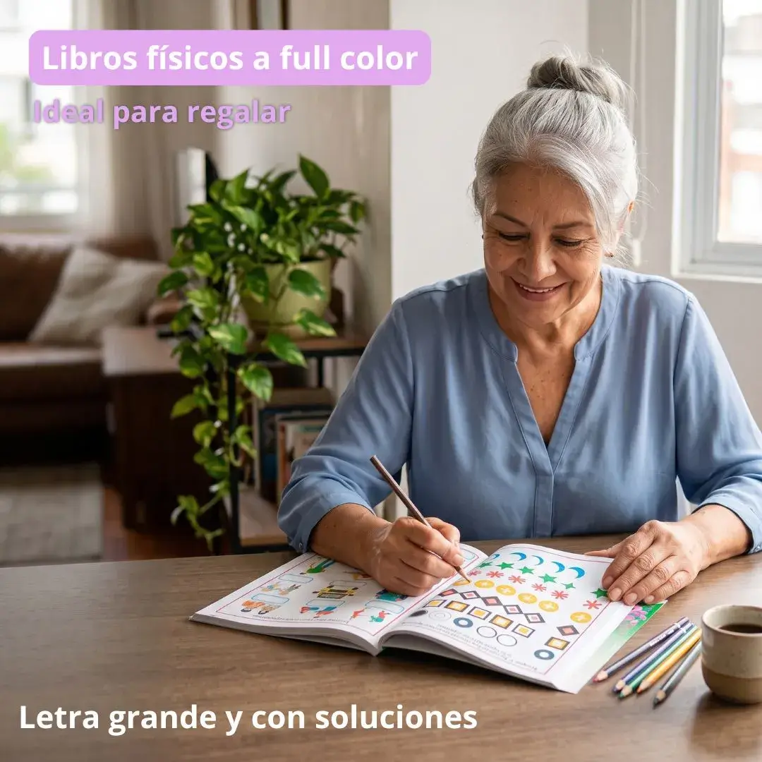Libros de actividades cognitivas - producto real