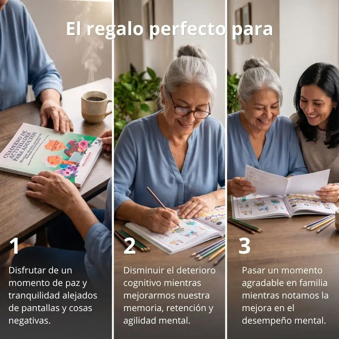 Libros de actividades cognitivas - producto real