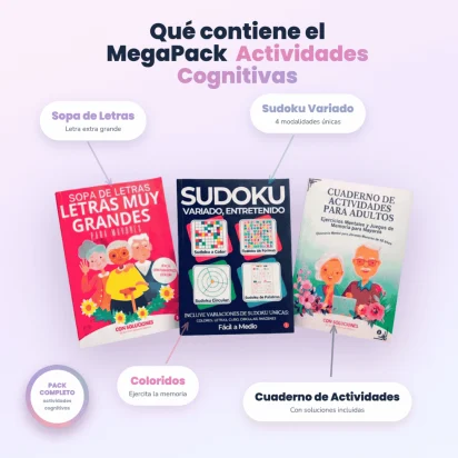 Libros de actividades cognitivas